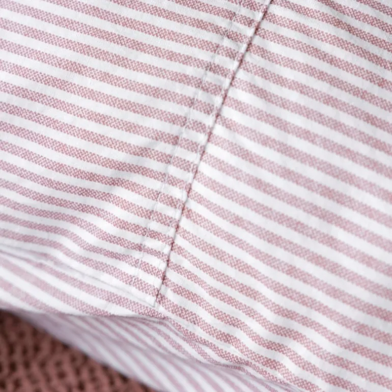 Dekbedovertrek Newport Stripe Rosewood 240*220