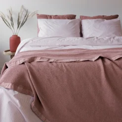 Dekbedovertrek Newport Stripe Rosewood 240*220