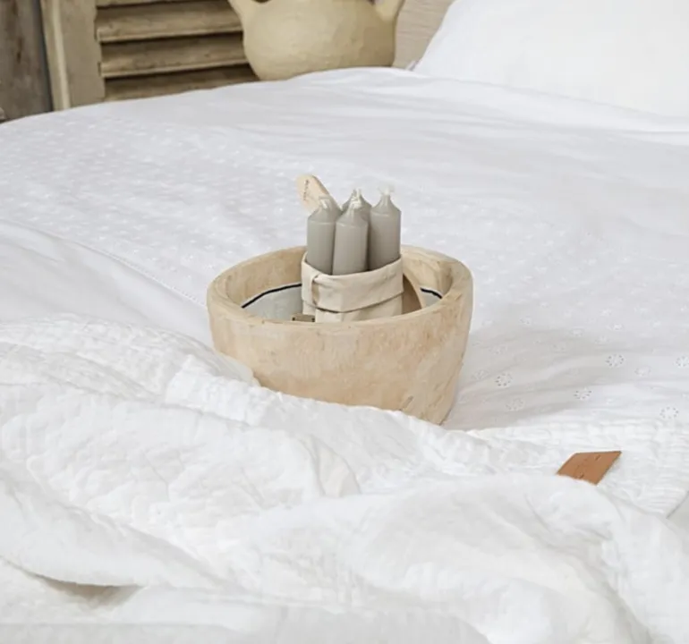 Dekbedovertrek Olivia wit 240*220