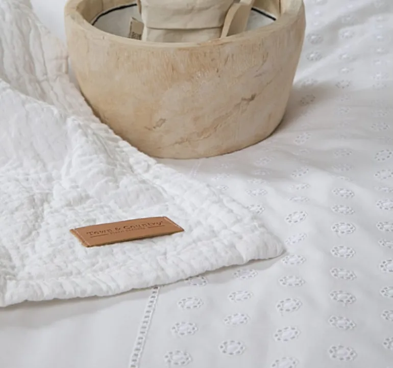 Dekbedovertrek Olivia wit 240*220