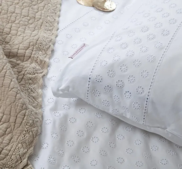 Dekbedovertrek Olivia wit 240*220