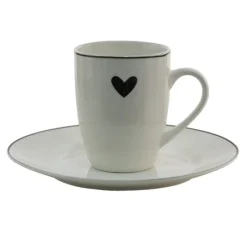 Diner bord Love Birds hartjes 26*2