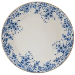 Dinerbord blauwe bloemetjes 26*2