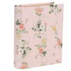 Doos in boekvorm bloemetjes roze 17*14