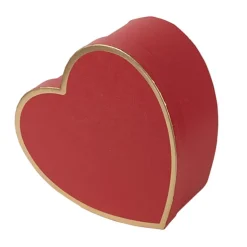 Dozenset (3) hartvorm rood