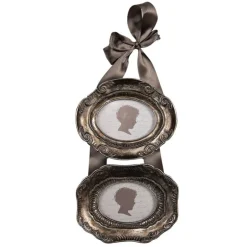 Duo fotolijst met lint 2x 9*7