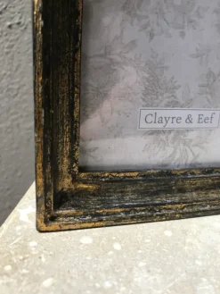 Duo fotolijst zwart/goud 2x 10*15