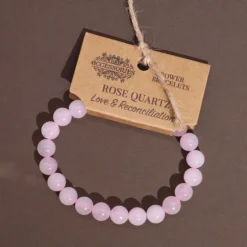 Edelsteen armband Rozenkwarts