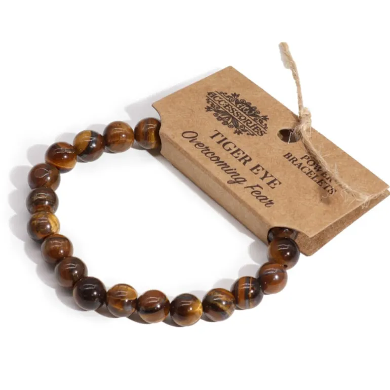 Edelsteen armband Tijgeroog