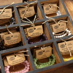 Edelsteen armband Zwarte Agaat