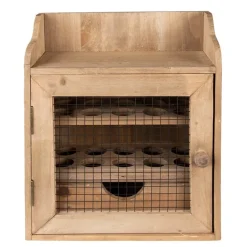 Eierkast houtkleur voor 20 eieren