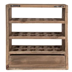 Eierkast houtkleur voor 36 eieren