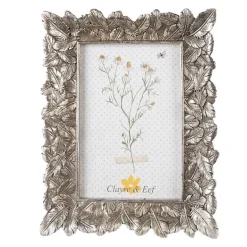 Fotolijst blaadjes zilverkleur 10*15