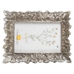 Fotolijst blaadjes zilverkleur 10*15