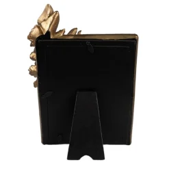 Fotolijst bloemen vlinder blauw/goud 10*15