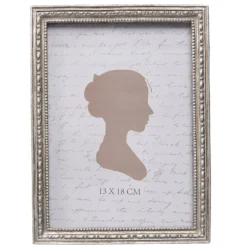 Fotolijst brocante L zilverkleur 12*17