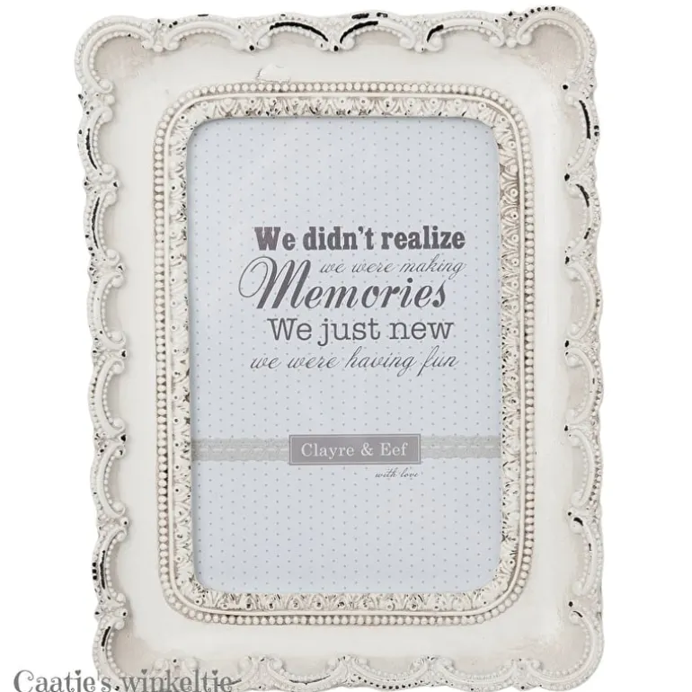 Fotolijst brocante look 10 x 15 cm