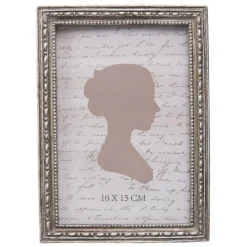 Fotolijst brocante M zilverkleur 10*15