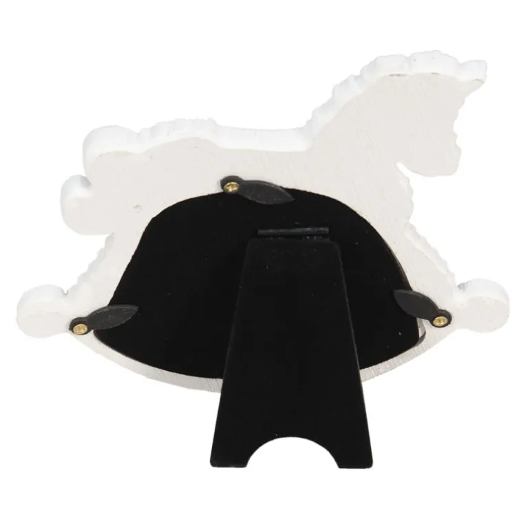 Fotolijst hobbelpaard wit 10*6