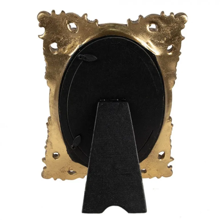 Fotolijst met bloemenmotief goudkleur 10*15