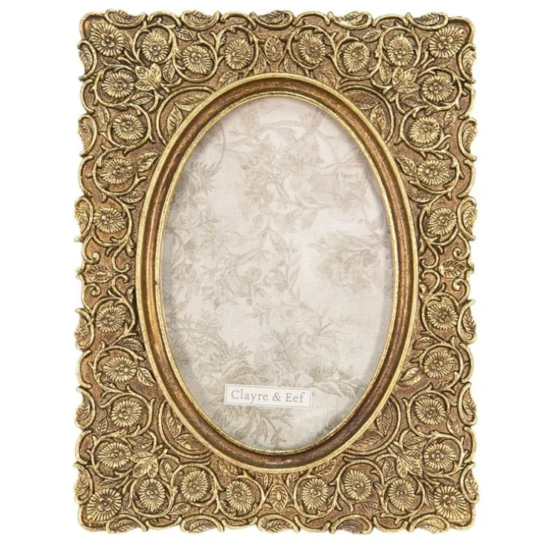 Fotolijst met motief goudkleur 10*15