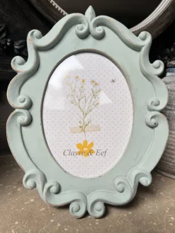 Fotolijst ovaal groen 12*16