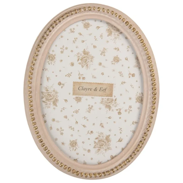 Fotolijst ovaal roze 13*18