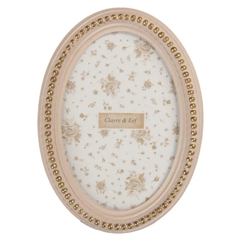 Fotolijst ovaal roze 10*15