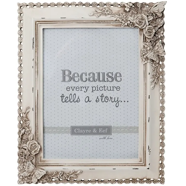 Fotolijst rozen en vlinders 15 x 20 cm