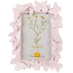 Fotolijst vlinders roze 10*15