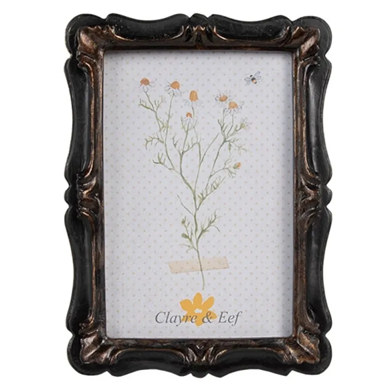 Fotolijst zwart/brons 10*15