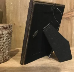 Fotolijstje antiek zilver 7*9