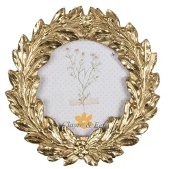 Fotolijstje rond goudkleur 7*7