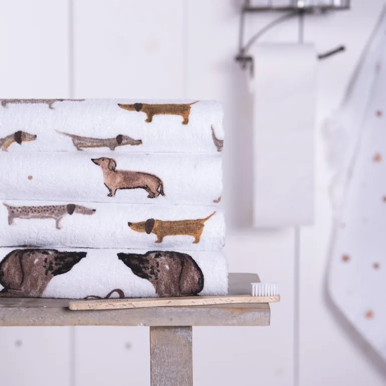 Gastendoekje Dachshund Love model 1