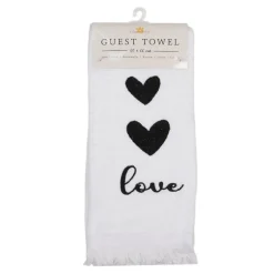 Gastendoekje LOVE hartjes