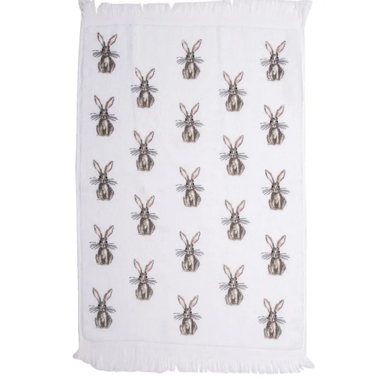 Gastendoekje met konijntjes