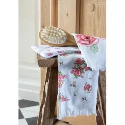 Gastendoekje roze roosjes