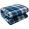 Geruite plaid blauw 180*200