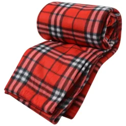 Geruite plaid rood 180*200