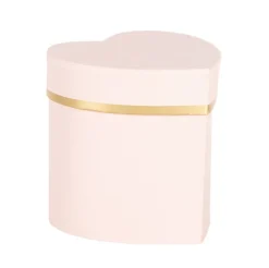 Geschenkdoos hartvorm roze 10*10*10