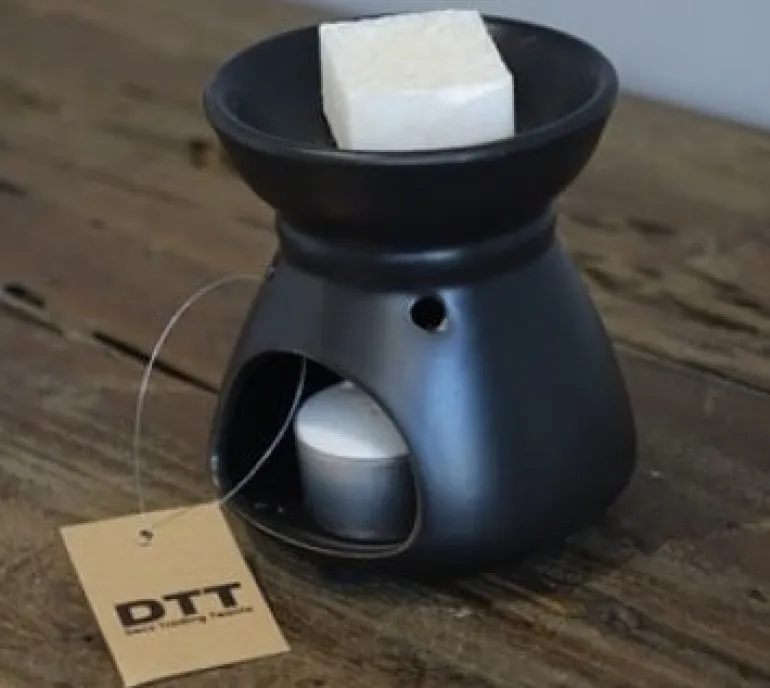 Geurbrander aardewerk zwart