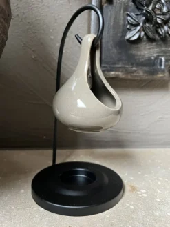 Geurbrander O druppel taupe 9,5*9,5*19