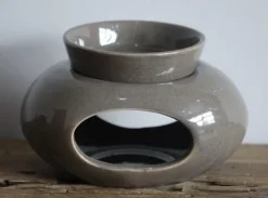 Geurbrander X aardewerk taupe 14*10*9