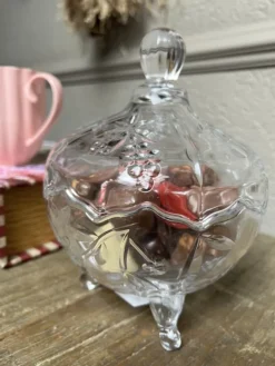 Glazen voorraadpot / bonboniere 15*20 leeg of gevuld