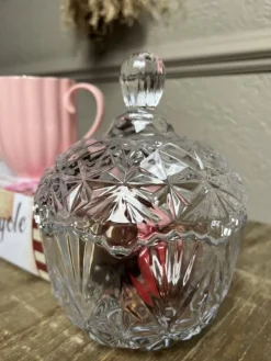 Glazen voorraadpot / bonboniere 13*19 leeg of gevuld