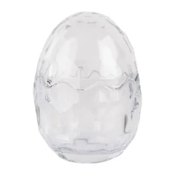 Glazen voorraadpot Ei 9*12 leeg of gevuld