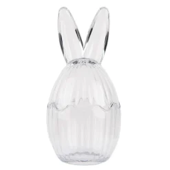 Glazen voorraadpot met oren 10*21 leeg of gevuld