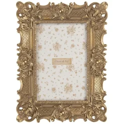 Goudkleurige fotolijst 10*15