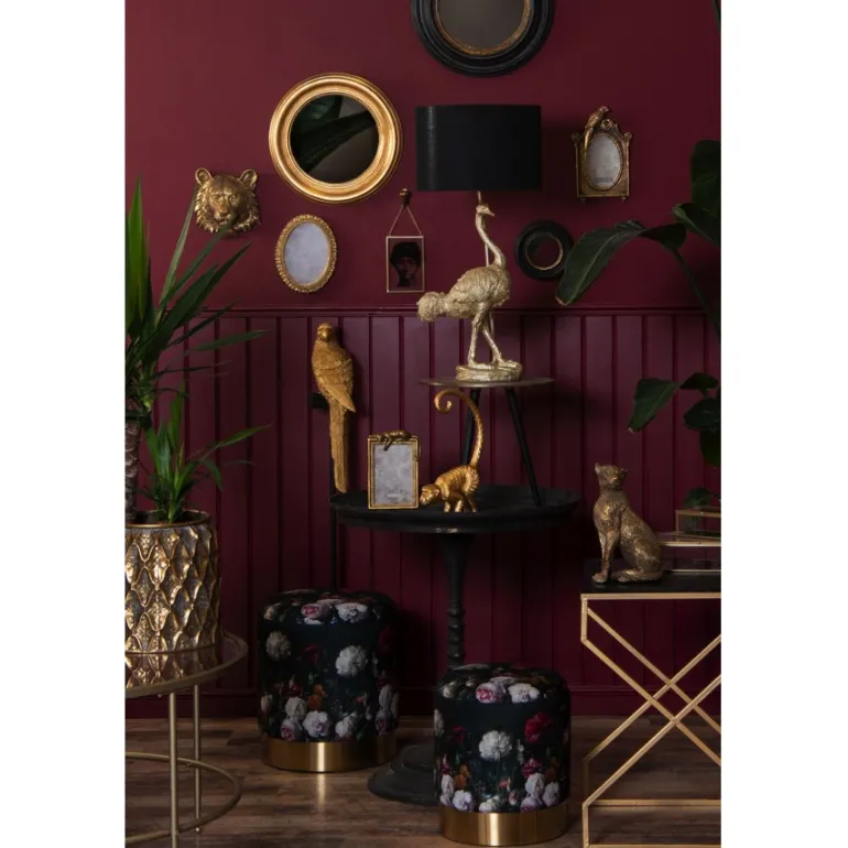 Goudkleurige fotolijst papegaai 10*15