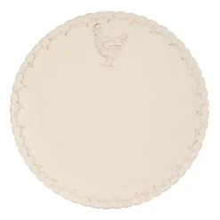 Groot bord met kip 26 cm